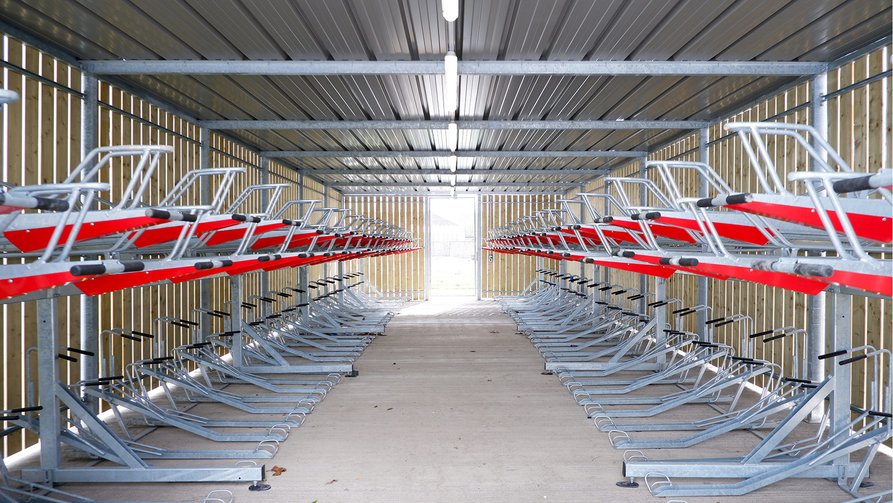 timber bike shelter cubic salford