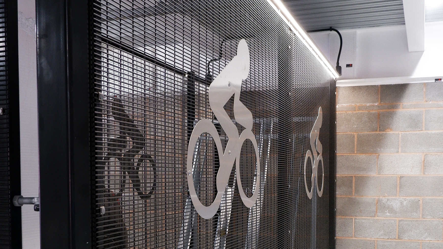 secure cycle caging residential development liverpool