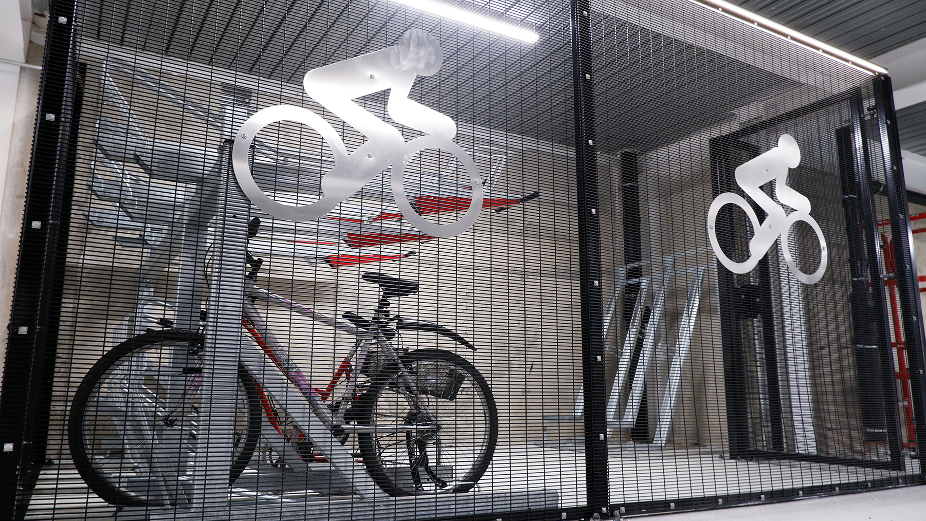 secure cycle caging residential development liverpool