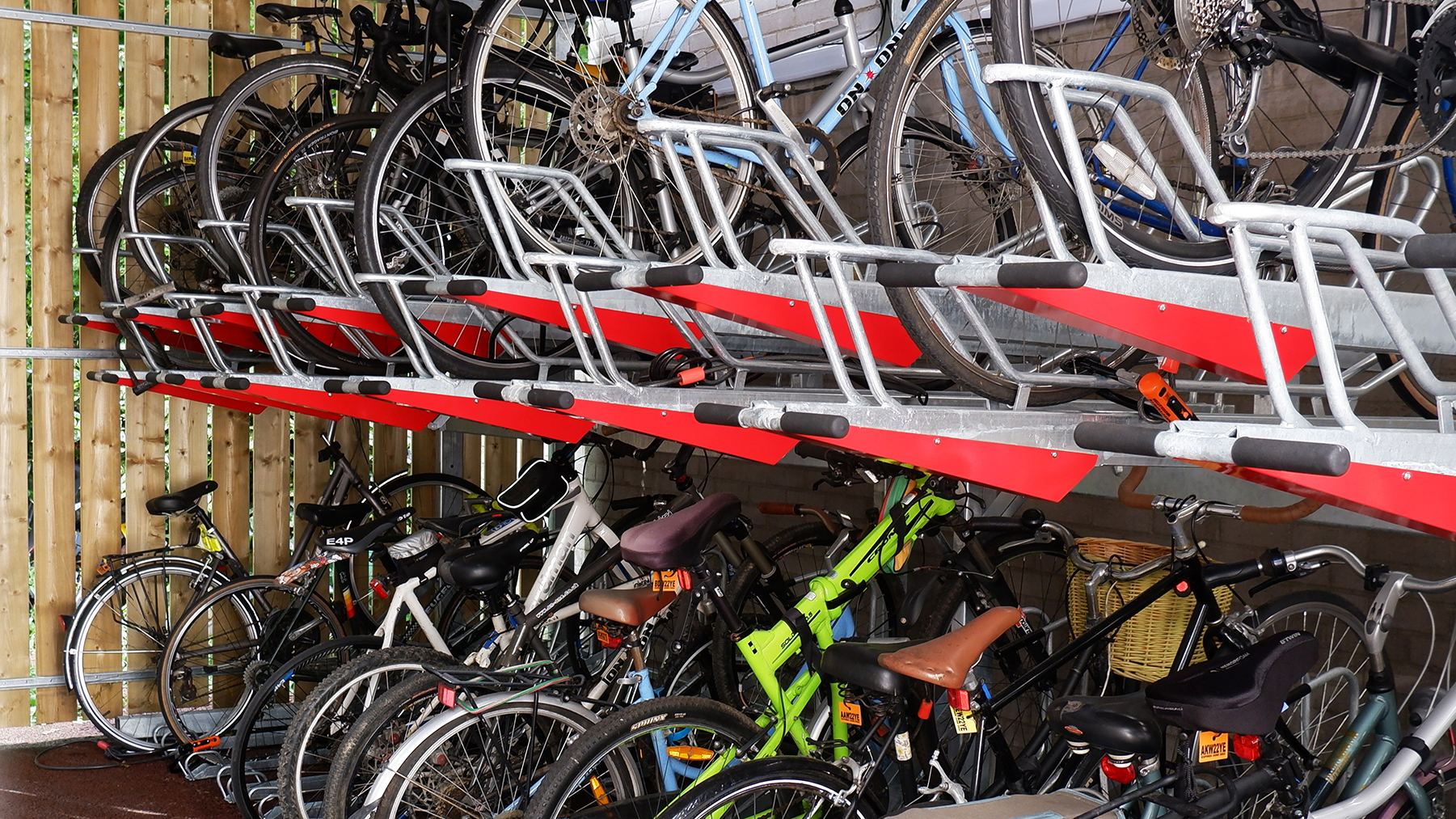 residential timber bike store