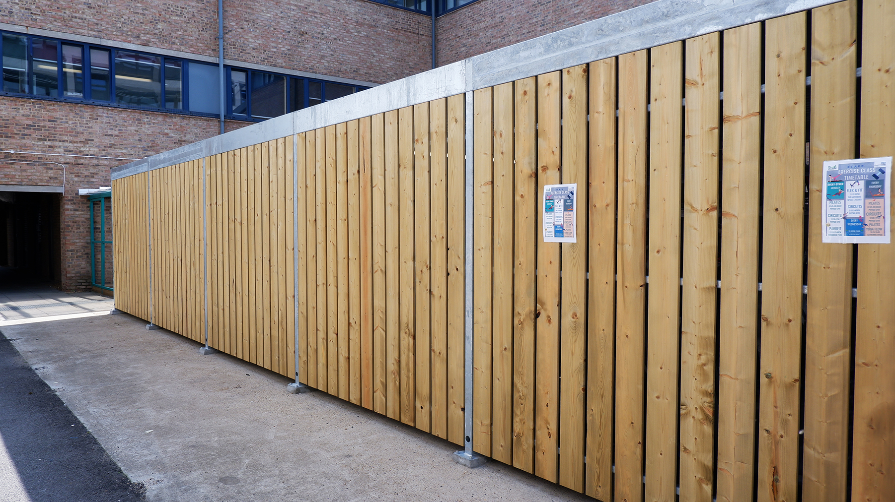 nhs kingston cycle shelter bike racks