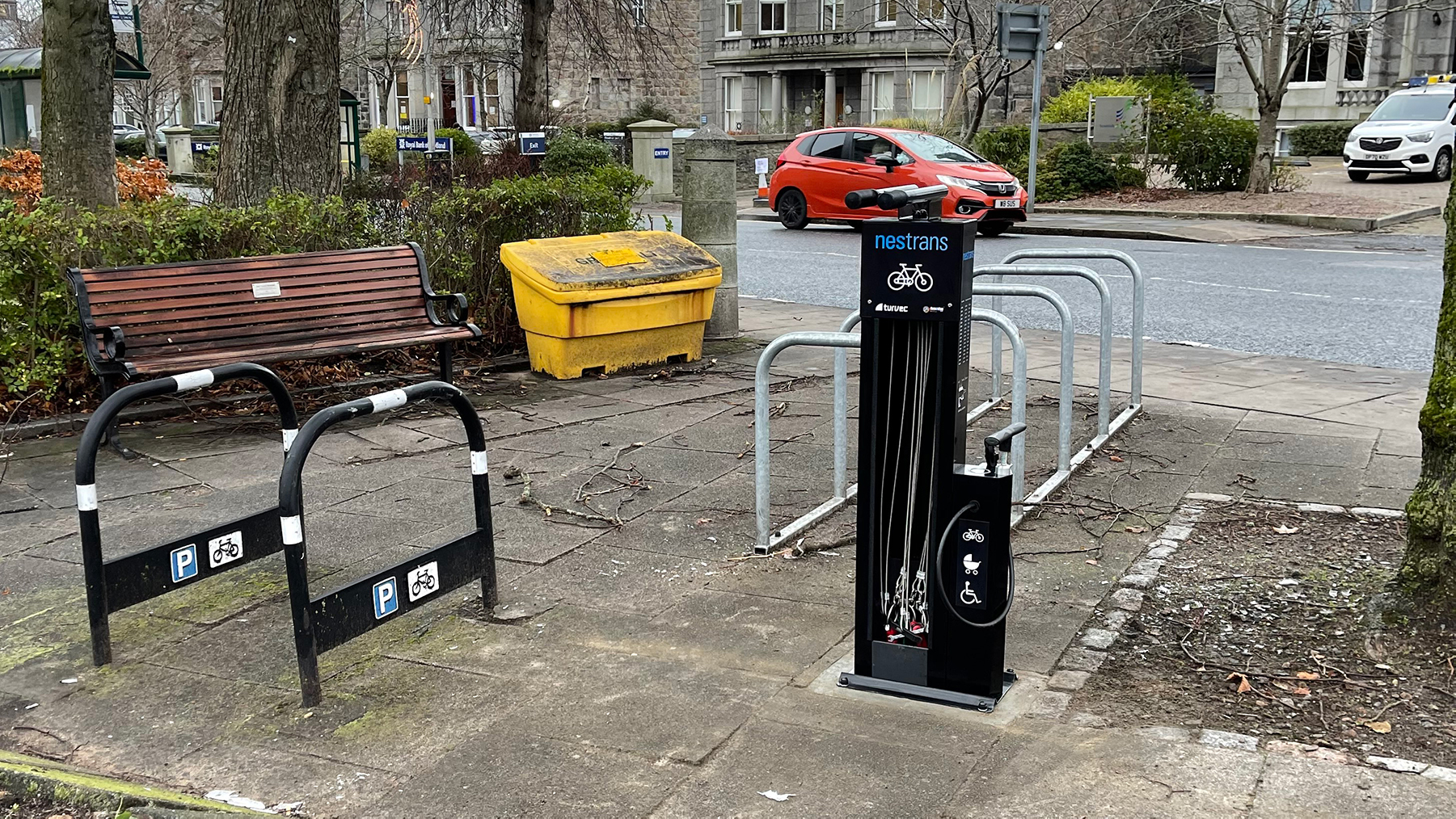 bike repair station aberdeen council