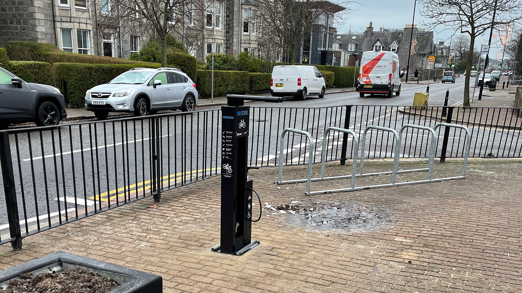 bike repair station aberdeen council