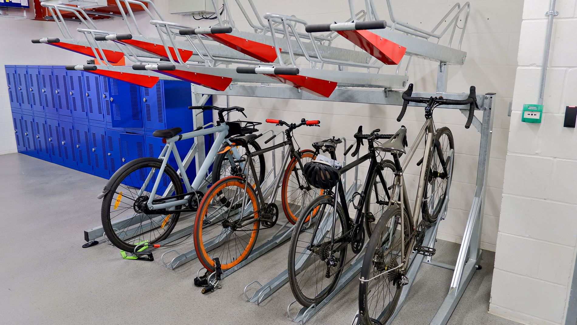 two tier bike store aldgate tower london