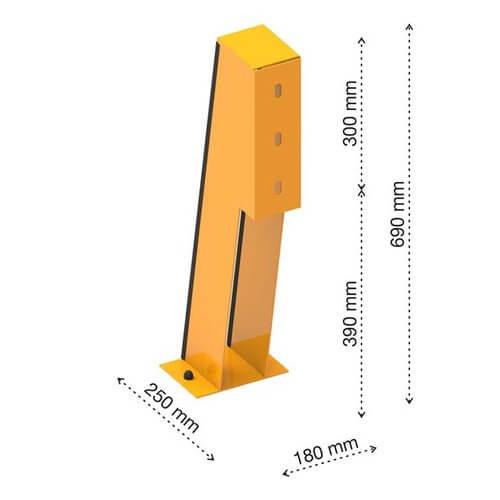 Bike wheel chock pump