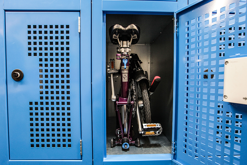 Folding Bike Lockers Brompton Bike Storage Turvec