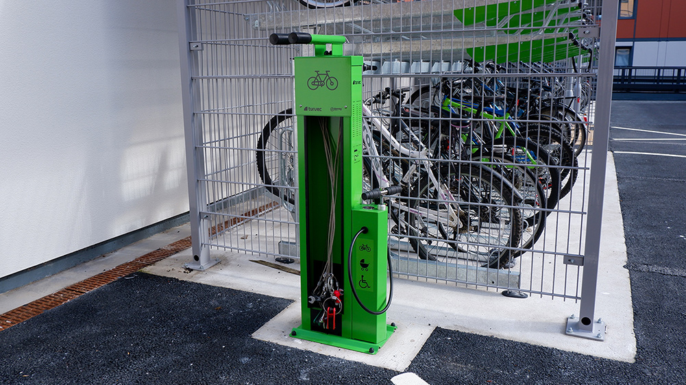 Public Bike Repair Stand Pump Turvec