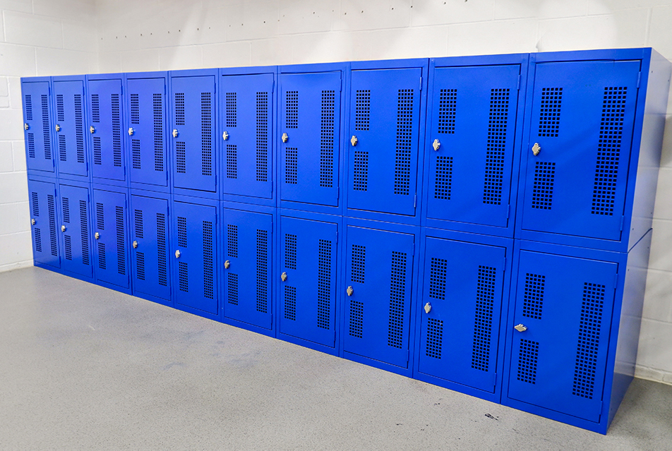 Folding bike lockers