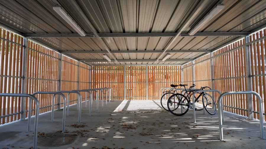 Sheffield stand bike shelter