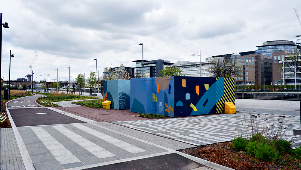 steel secure cycle shelter