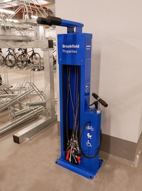 bike store bike repair stand