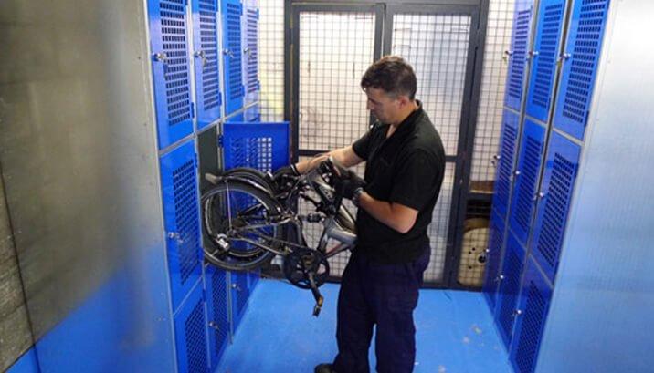 Folding Bike Locker Example