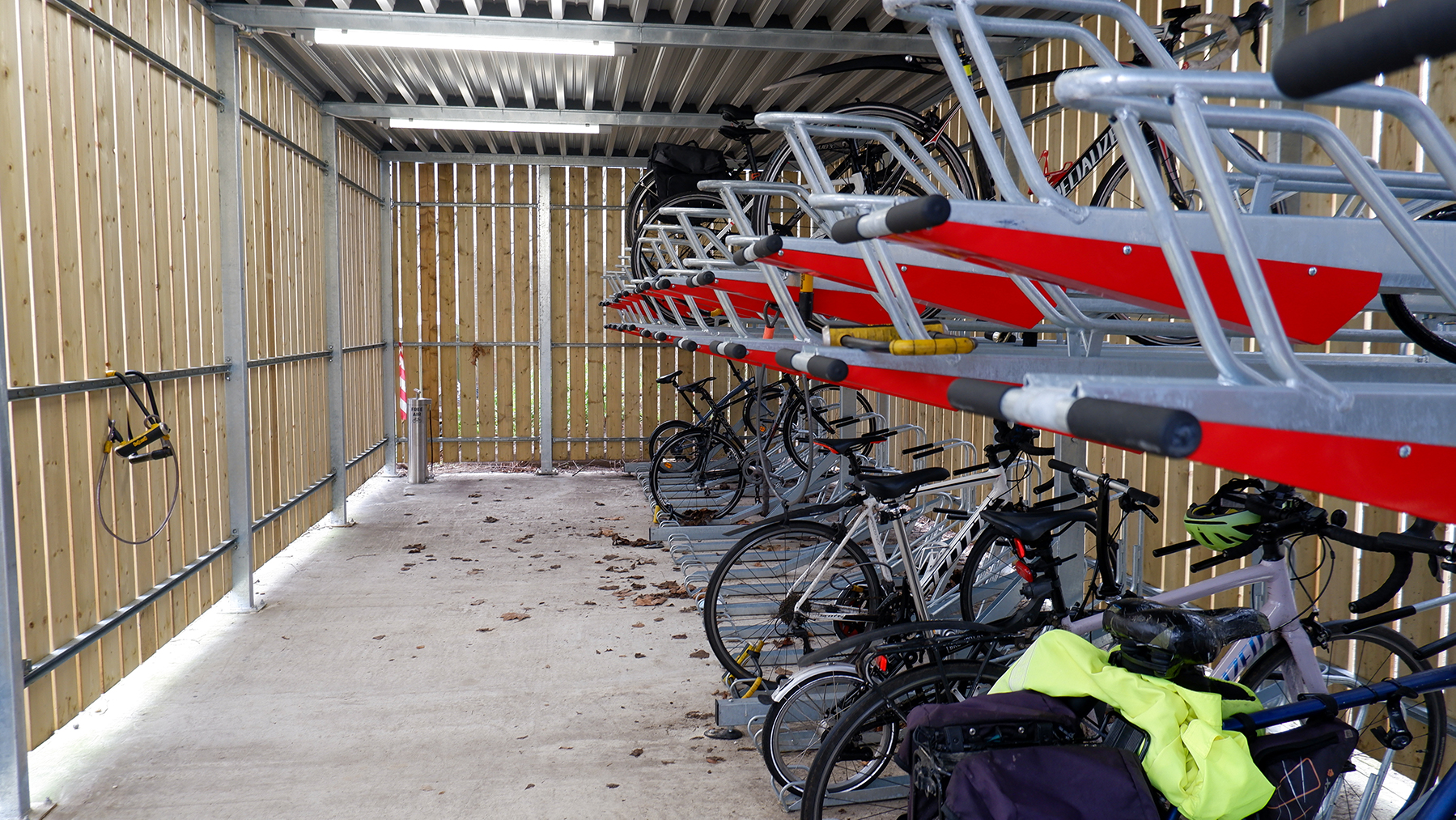 west middlesex hospital bike shelter