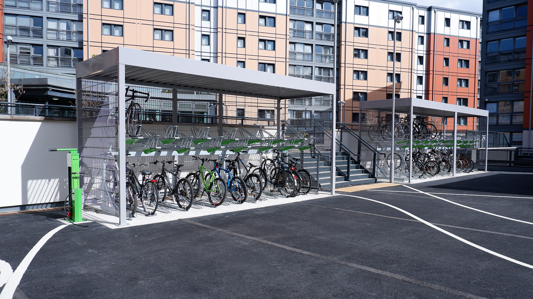 landscape cycle storage shelters manchester