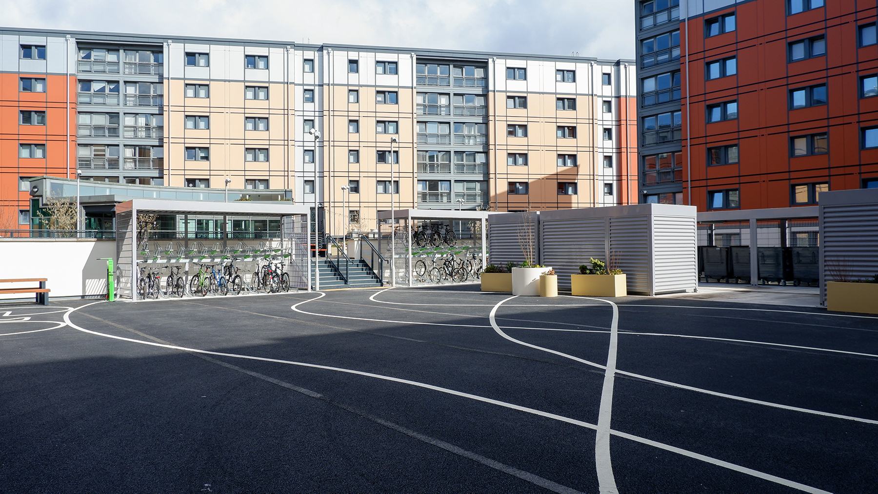 landscape cycle storage shelters manchester