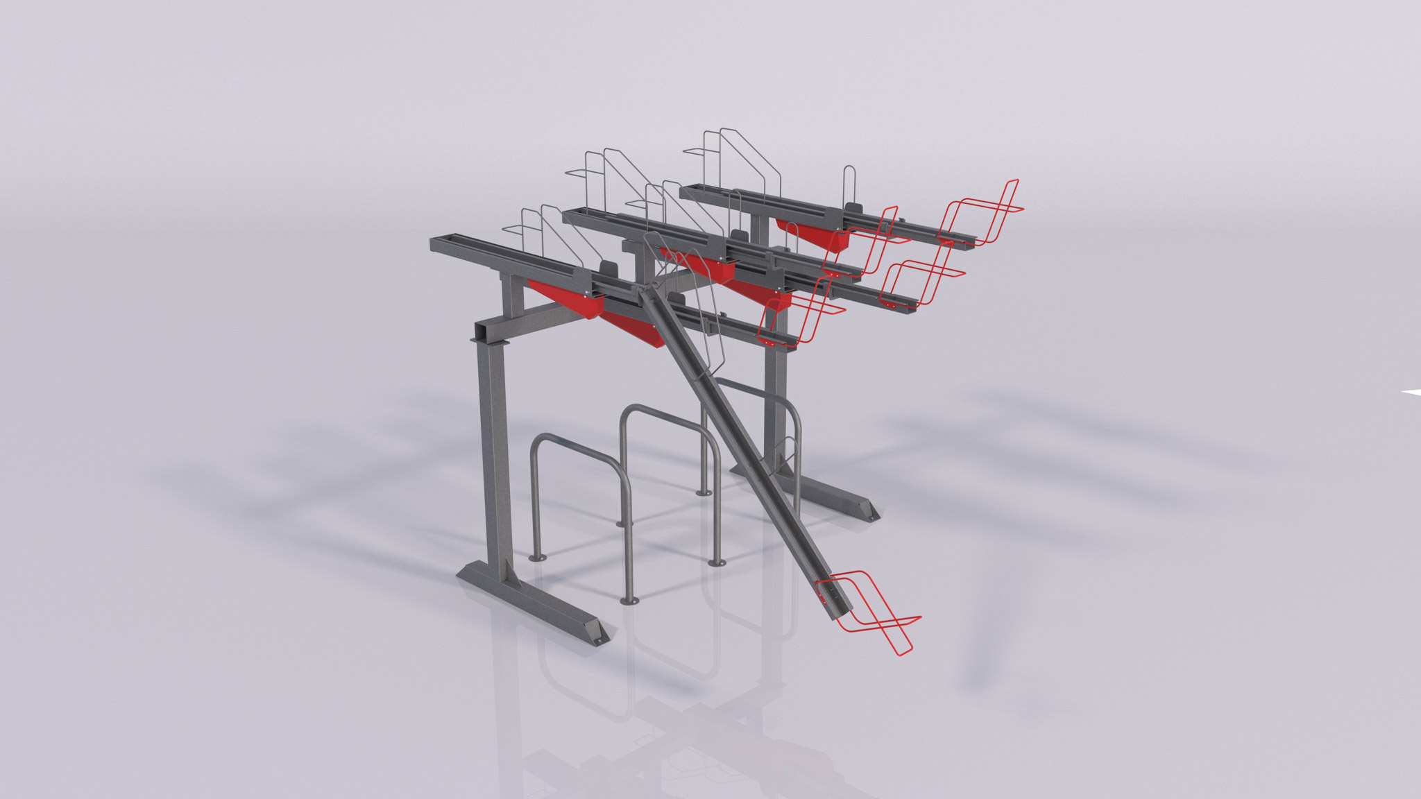 Core Two tier with Sheffield stands